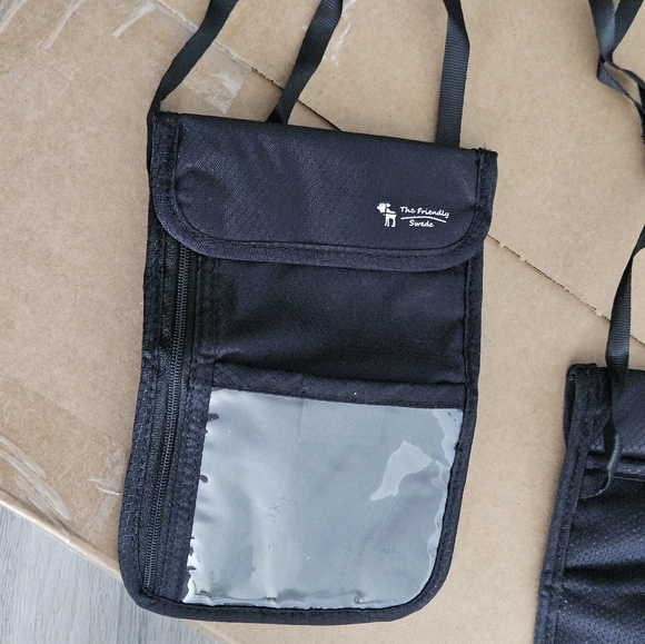 Nylon Badge ID Card Holder with Strap - Picture 2 of 4